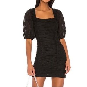Lpa Filomena Mini Dress in Black